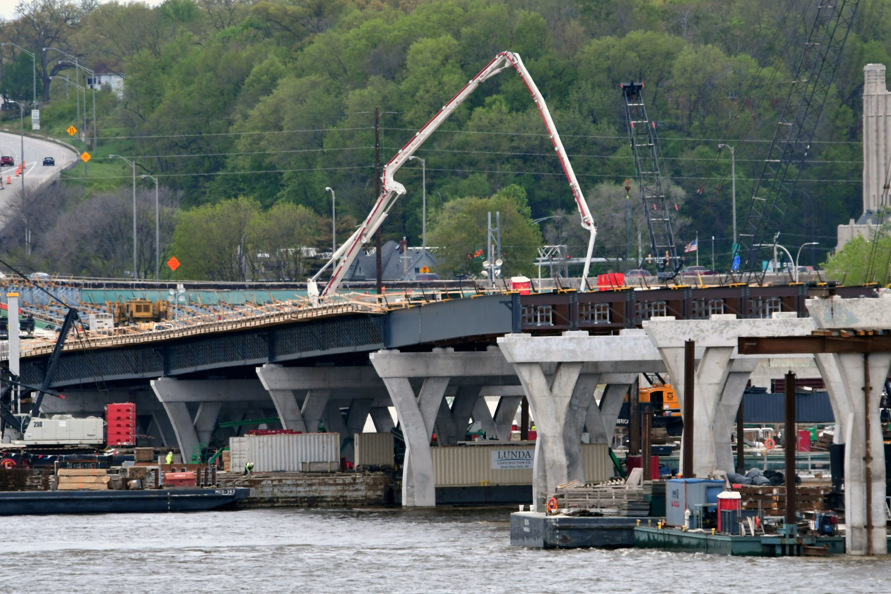 Interstate 74 bridge construction update
